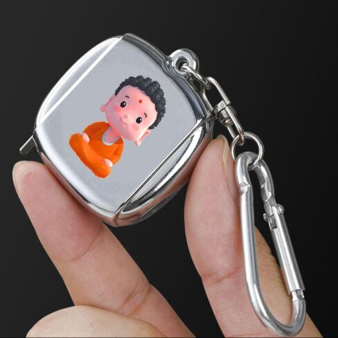 Portable Mini 2m/6.56ft Hot Pull Ruler Keychain Steel Tape Ruler Tape Easy Retractable Ruler Measure Tape(4) in Saudi Arabia