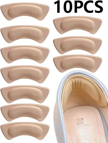 10pcs Soft & Comfortable Anti-Friction Heel Grips, Prevent Heel Slippage, for Women Shoes, Men Sneakers, Winter Shoes in Saudi Arabia