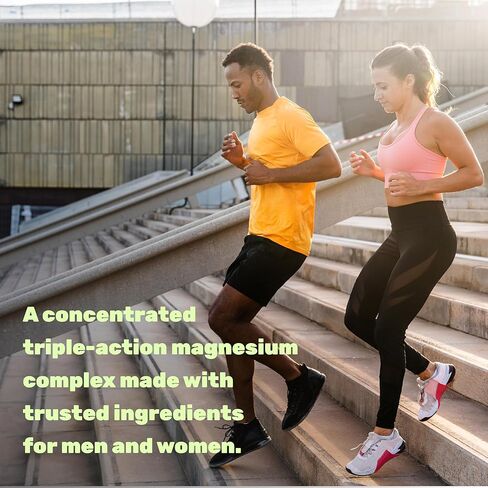 Magnesium Complex 1,000mg, 240 Capsules – Triple Magnesium Complex with Magnesium Glycinate, Citrate, Oxide – Mineral Supplements with Max Strength Elemental Forms + 100% Chelated & Purified in Saudi Arabia