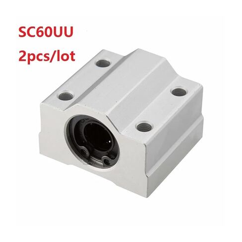 2 قطعة/الوحدة SC60UU SCS60UU 60 مللي متر الخطي وحدة دليل رمح كتلة تحمل كتل in Kuwait