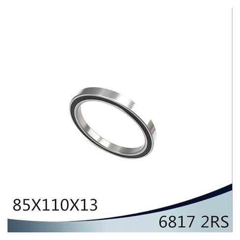 6817 2RS ABEC-1 (2PCS) 85x110x13MM Metric Thin Section Bearings 61817 6817RS in Saudi Arabia