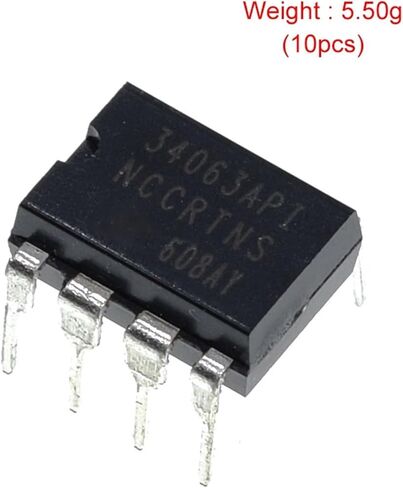 MC34063API MC34063 DIP8 34063 دفعة أو باك محول الطاقة DC/DC 10 قطعة in Saudi Arabia