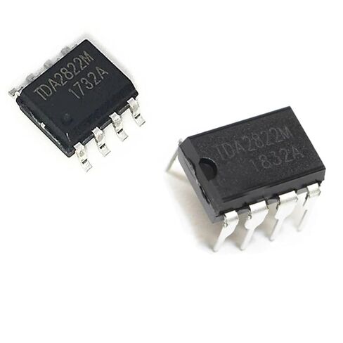TDA2822M DIP8 SOP8 TDA2822 2822M DIP-8 SOP-8 Dual Low-Voltage Power Amplifier SMD Chipset 10Pcs(SOP8) in Saudi Arabia