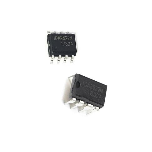 TDA2822M DIP8 SOP8 TDA2822 2822M DIP-8 SOP-8 Dual Low-Voltage Power Amplifier SMD Chipset 10Pcs(SOP8) in Saudi Arabia
