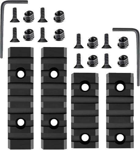 Gotical Signle Picatinnii Rail Section, Combo of 2 | 5 Slots Aluminum Keymod and 7 Slots Aluminum keymod Section for Keymod Five Slots and Seven Keymod Rail in Saudi Arabia