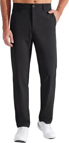 Mens Golf Pants Stretch Work Dress Pants Lightweight Quick Dry Water Resistant Casual Comfy Trousers with 5 Pockets in Saudi Arabia