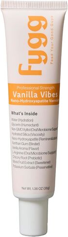 Fygg Nano-Hydroxyapatite Dental Varnish | Fluoride-Free Enamel Repair for Sensitive Teeth | Mild Mint Flavor, Suitable for Adults & Kids (1.36oz, Vanilla) in Saudi Arabia