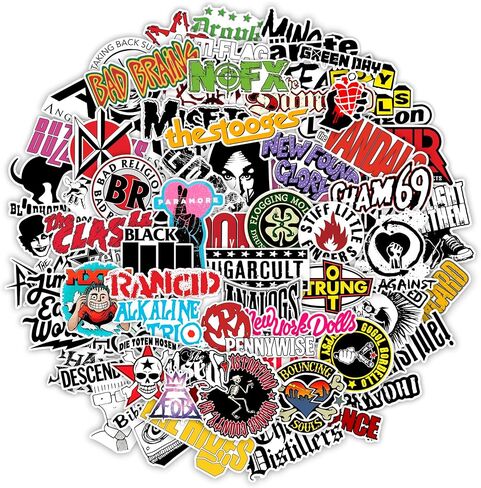 BulbaCraft 100Pcs American Country Singer Stickers - Country Music Merch, Country Singer Merchandise - Waterproof Music Stickers for Phone Cases and Laptops, Guitar Stickers in Kuwait