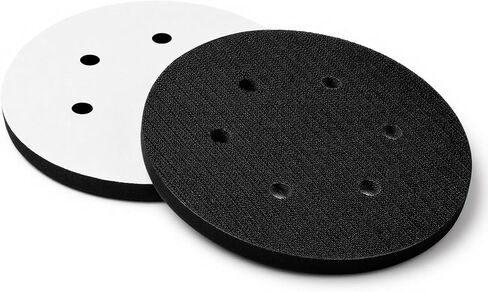 2Pcs Foam Sanding Pads 6 Inch, 6 Holes Hook and Loop Sponge Cushion, Professional Sponge Sanding Pads for Orbital Sander Polishing in Saudi Arabia