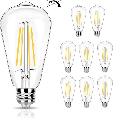 100 Watt LED Bulb, 12 Pack 9W LED Edison Light Bulbs 100 Watts Incandescent Bulbs Equivalent, 4000K Cool White with E26 Standard Base, 120V Input, 1250LM High Brightness, CRI 90, Not Dimmable in Saudi Arabia