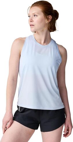 Brooks Women's Dash Tank، قميص بدون أكمام للجري، ماص للعرق، حماية من أشعة الشمس بعامل حماية من أشعة الشمس 20+، قماش مطاطي، قميص تمرين شبه مناسب in Saudi Arabia