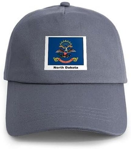 قبعة CafePress I Love North Dakota قبعة بيسبول قابلة للتعديل in Kuwait