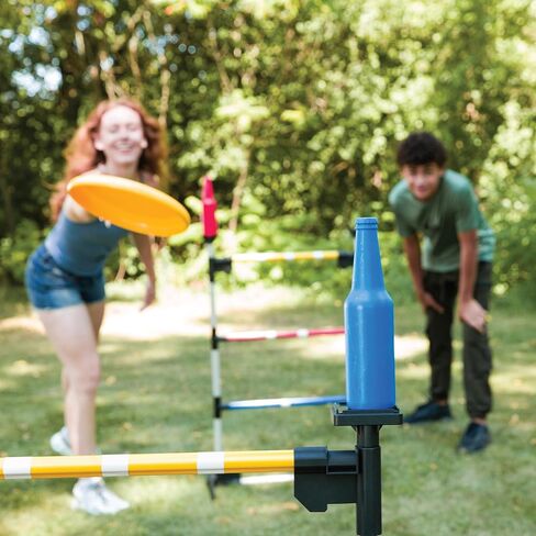EastPoint 3-in-1 Tailgate Cornhole, Ladderball, Bottle Smash Combo Game - Blue - Versatile 3-in-1 Set for Outdoor Games - Portable Transport for Backyard in Saudi Arabia