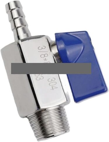 1 قطعة BSP ذكر صمام الكرة الأزرق SS 304 1/8 "إلى 10 مللي متر صمام كروي ثنائي الاتجاه IHNIEAEW in Kuwait