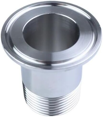 1-1/2 "SS304 الفولاذ المقاوم للصدأ ذكر الطويق الملولب 50.5 مللي متر وصلة أنابيب ثلاثي المشبك IHNIEAEW in Kuwait