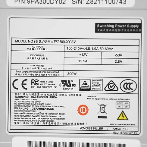 1 قطعة ل FSP300-20GSV 300 واط VCR مصدر الطاقة بديل DPS-300AB-81 A PSU in Saudi Arabia