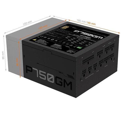 GP-P750GM P750GM 750 واط لمزود طاقة 80PLUS Gold ATX 12V in Kuwait