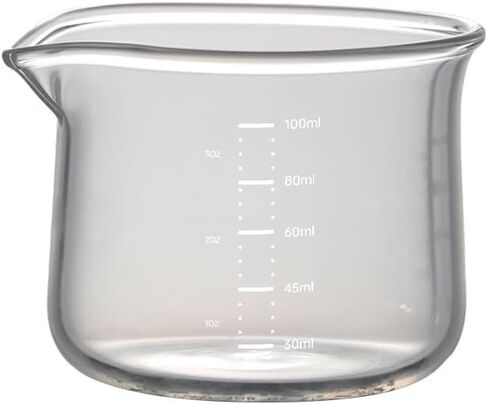 Espresso Cups, 100ML/3OZ Espresso Cups, Espresso Shot Glasses with V-Shaped Mouth, Clear Accessories, Milk Frothing Pitcher (1pcs) in Saudi Arabia