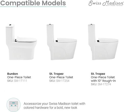Swiss Madison Well Made Forever SM-25-TACTM19BK Toilet-Accessories, SM-KS246-G, Black in Saudi Arabia
