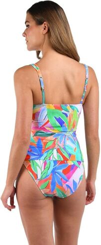 La Blanca Womens Over The Shoulder Tankini Swimsuit Top in Saudi Arabia