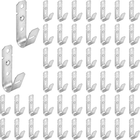 HOIGON 50 PCS 3/4 Inch Metal J Hooks, Galvanized Steel Cable Management Hooks, Metal Cable Support Hook for Wire Management Network Cable in Saudi Arabia