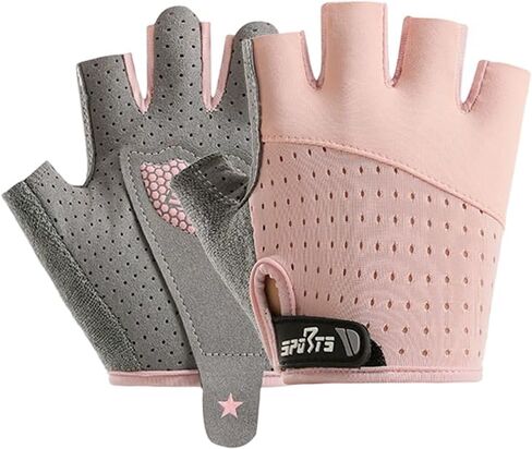INOGIH Kids Fingerless Bike Golves 3-12T Breathable Cyling Gloves Workout for Skating Scooter in Saudi Arabia