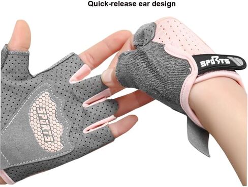 INOGIH Kids Fingerless Bike Golves 3-12T Breathable Cyling Gloves Workout for Skating Scooter in Saudi Arabia