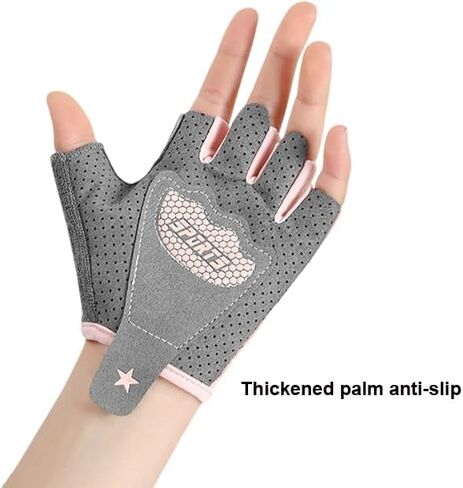 INOGIH Kids Fingerless Bike Golves 3-12T Breathable Cyling Gloves Workout for Skating Scooter in Saudi Arabia