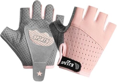 INOGIH Kids Fingerless Bike Golves 3-12T Breathable Cyling Gloves Workout for Skating Scooter in Saudi Arabia