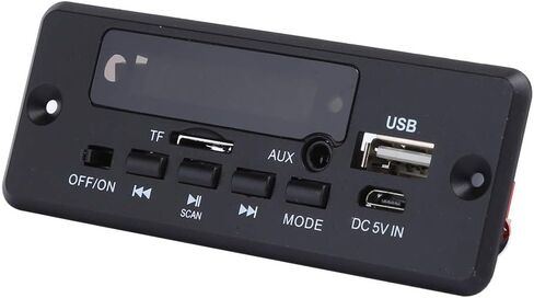 لوحة فك تشفير بلوتوث MP3 من Ejoyous، وحدة فك تشفير MP3، وحدة مشغل مضخم العرض الرقمي 2 × 3 وات، لوازم سوداء مع جهاز تحكم عن بعد in Saudi Arabia