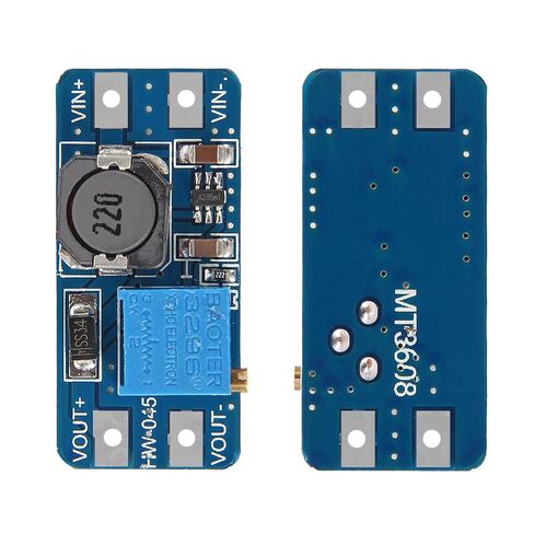 6pcs MT3608 DC-DC Boost Converter 2A Adjustable Step Up Module Voltage Regulator Board Input Voltage 2V-24V to 5V-28V Output Voltage for Arduino in Saudi Arabia