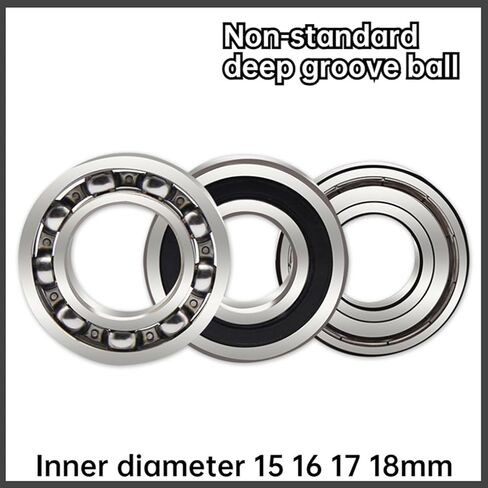 Deep Groove Ball Bearing 1PCS Inner Diameter 15mm Non-Standard deep Groove Ball Bearing Outer Diameter 21 24 26 28 30 32 33 34 35 36 37 38 40 42 43 45 46 (Size : 15x32x10) in Saudi Arabia