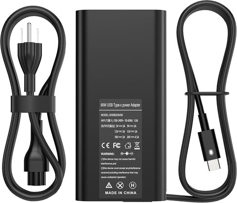 65W 45W USB-C Laptop Charger Type C Computer Fast Charger Power Adapter,Replacement for Lenovo,Dell,Acer,Asus,Google Chromebook Thinkpad Yoga EliteBook XPS Latitude,Samsung,MacBook and More in Saudi Arabia