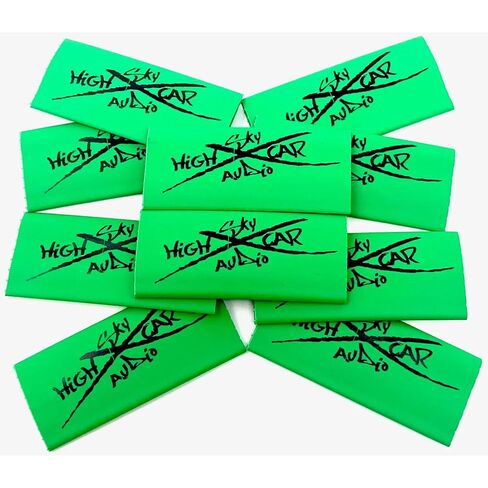 (10) 4 or 8 Gauge Green 3/8" x 2" Heat Shrink Tube 4 Ring Terminals GA Tubing in Saudi Arabia