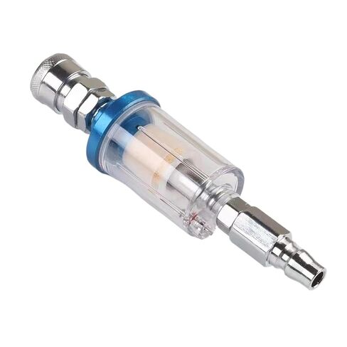 1/4" Oil and Water Separator Air Filter Moisture Trap with SM PM Type for Compressor Paint Spray Gun Tools Pressure Parts(with SMPM) in Saudi Arabia