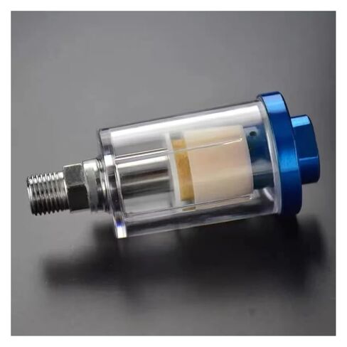1/4" Oil and Water Separator Air Filter Moisture Trap with SM PM Type for Compressor Paint Spray Gun Tools Pressure Parts(with SMPM) in Saudi Arabia