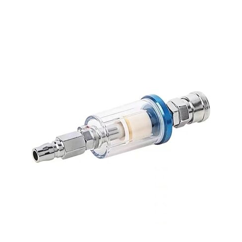 1/4" Oil and Water Separator Air Filter Moisture Trap with SM PM Type for Compressor Paint Spray Gun Tools Pressure Parts(with SMPM) in Saudi Arabia