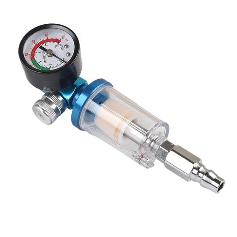 1/4" Oil and Water Separator Air Filter Moisture Trap with SM PM Type for Compressor Paint Spray Gun Tools Pressure Parts(with SMPM) in Saudi Arabia