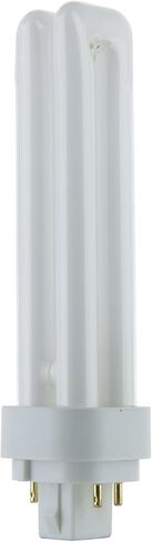 Sunlite Compact Fluorescent PLD 4-Pin Double U-Shaped Twin Tube, 18 Watts, 120 Volts, 1080 Lumens, 5000K Daylight, 4-Pin G24q2 Base, 10 Pack in Kuwait