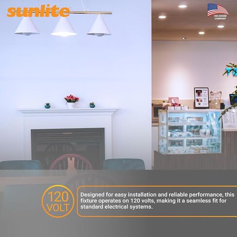 Sunlite Compact Fluorescent PLD 4-Pin Double U-Shaped Twin Tube, 18 Watts, 120 Volts, 1080 Lumens, 5000K Daylight, 4-Pin G24q2 Base, 10 Pack in Kuwait
