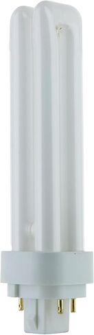 Sunlite Compact Fluorescent PLD 4-Pin Double U-Shaped Twin Tube, 18 Watts, 120 Volts, 1080 Lumens, 5000K Daylight, 4-Pin G24q2 Base, 10 Pack in Kuwait