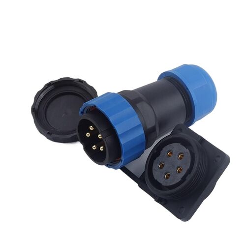 SP28 مربع نوع الطيران بعقب المقبس موصل الطاقة الصناعية 2-26Pin 1 قطعة (SP28-22S) in Kuwait