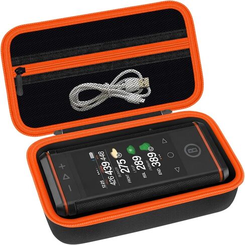 حقيبة حمل صلبة من HESPLUS لمكبر صوت Bushnell Wingman GPS Golf، حقيبة تخزين واقية للسفر، منظم حقيبة يناسب أسلاك شحن سماعات Bushnell Golf وأزرار وإكسسوارات - أسود in Saudi Arabia