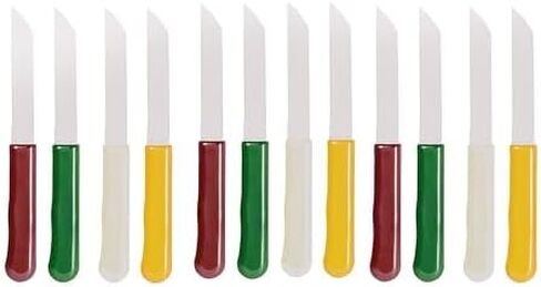 Fixwell FIX-12KN Stainless Steel Multi Purpose Knives 12 pcs RED GREEN in Saudi Arabia