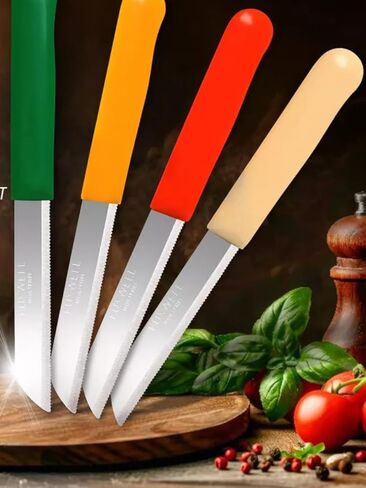Fixwell FIX-12KN Stainless Steel Multi Purpose Knives 12 pcs RED GREEN in Saudi Arabia