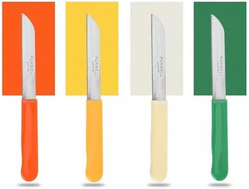 Fixwell FIX-12KN Stainless Steel Multi Purpose Knives 12 pcs RED GREEN in Saudi Arabia