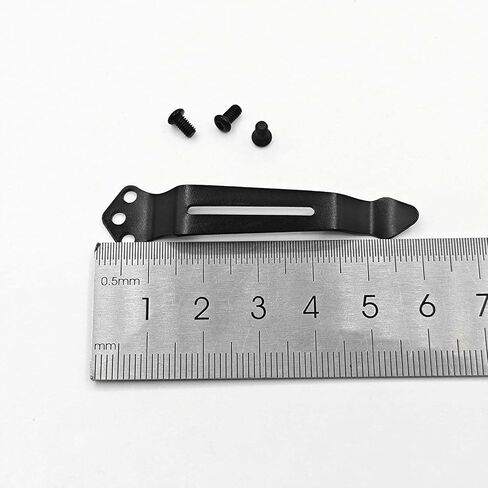 استبدال مشبك سكين الجيب العميق (أسود) + 3 براغي - متوافق مع سكين Benchmade 535 in Kuwait