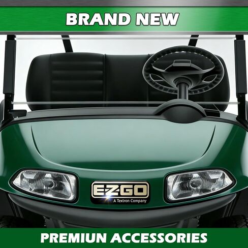 شعار EZGO RXV الأمامي، ملصق بديل لعربة الجولف، لوحة اسم EZGO وشارة أمامية، ملحقات عربة الجولف RXV، OEM#: 606405، 8.18 بوصة × 2.96 بوصة in Kuwait