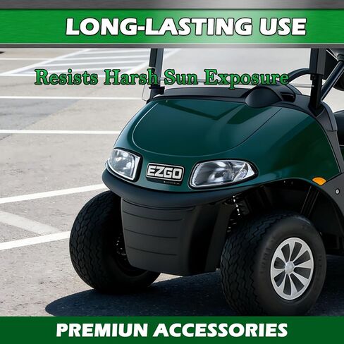 شعار EZGO RXV الأمامي، ملصق بديل لعربة الجولف، لوحة اسم EZGO وشارة أمامية، ملحقات عربة الجولف RXV، OEM#: 606405، 8.18 بوصة × 2.96 بوصة in Kuwait
