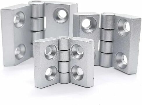 2020 3030 4040 Aluminum Profile Accessory Zinc Alloy Hinge for 2020 3030 4040 Aluminum Profile Extrusion 1Pcs(3030 Sliver) in Saudi Arabia